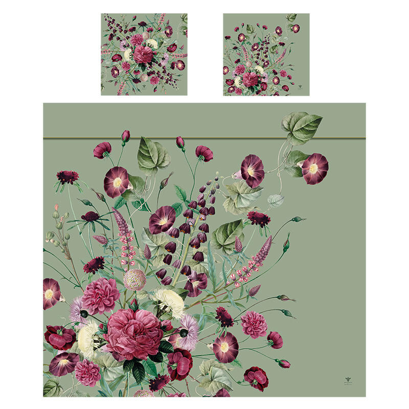 Økologisk sengesæt dobbeltdyne -Blossom Garden JL 200x220 cm