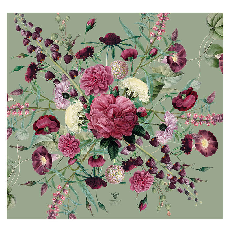 Økologisk pudebetræk - Blossom Garden JL 60x63 cm