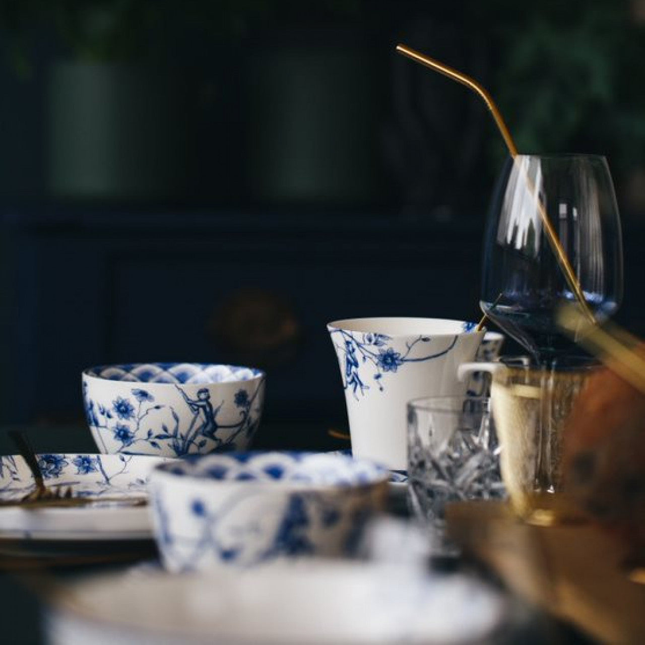 Yoghurt skål med aber Heinen Delfts Blauw
