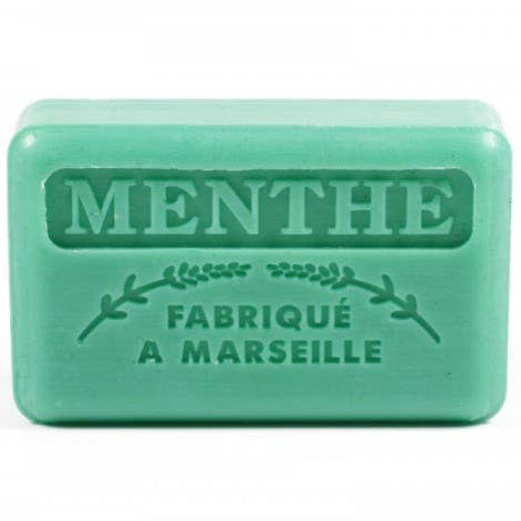 Marseille Sæbe Mynte 125g - Håndlavet med Sheasmør Marseille sæbe Savons.nl - Savon de marseille distributeur