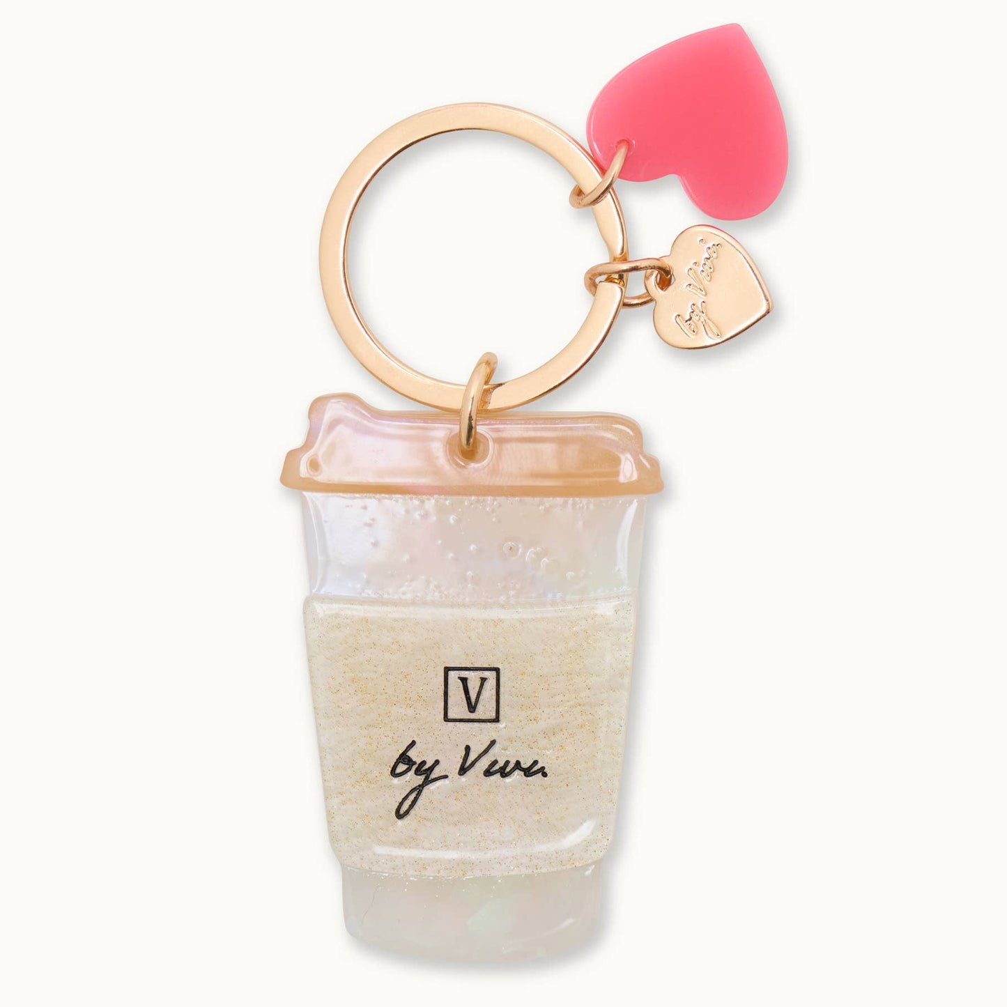 Nøglering Kaffe til at tage med - Acryl Nøglering by Vivi by Vivi.