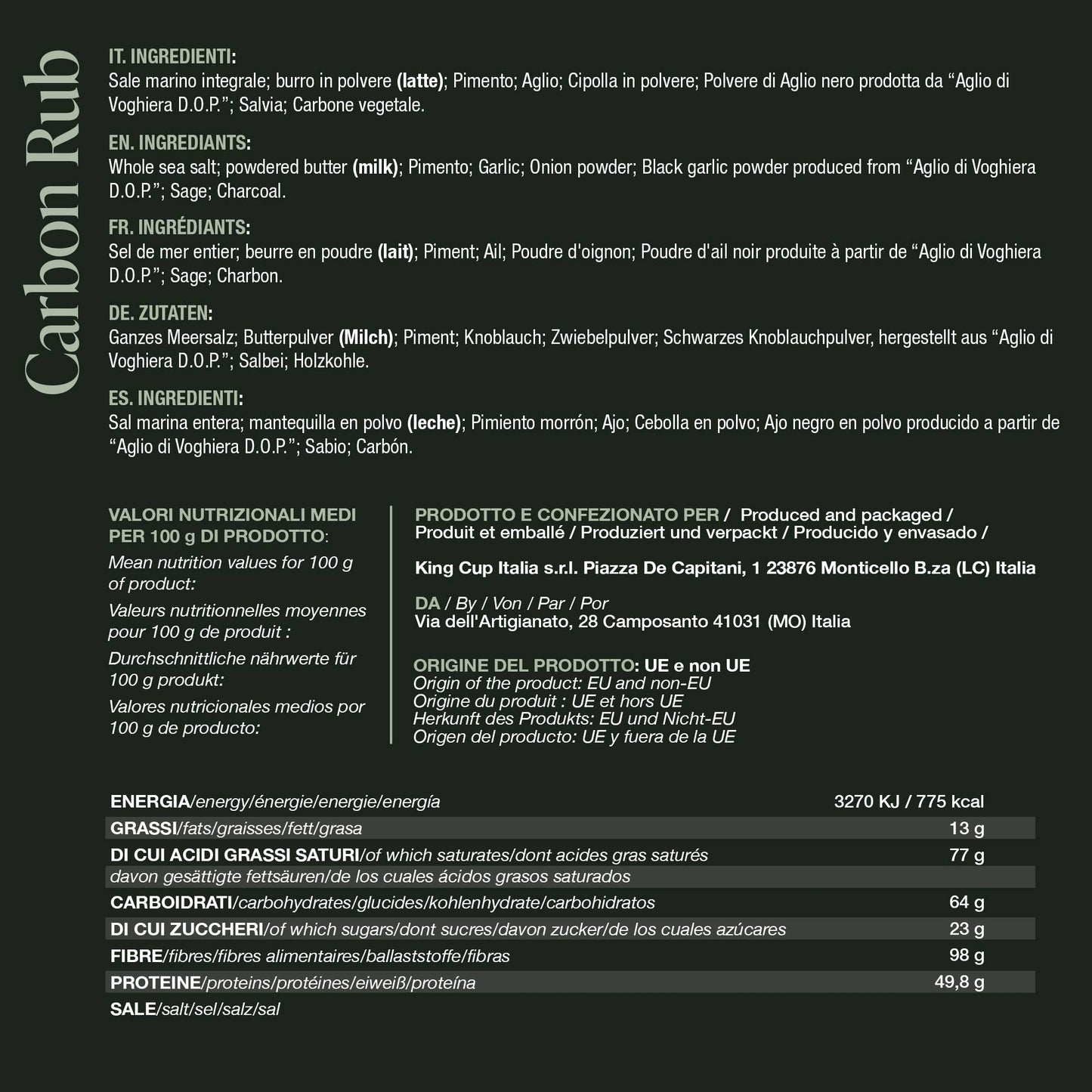 Carbon Rub 250 g