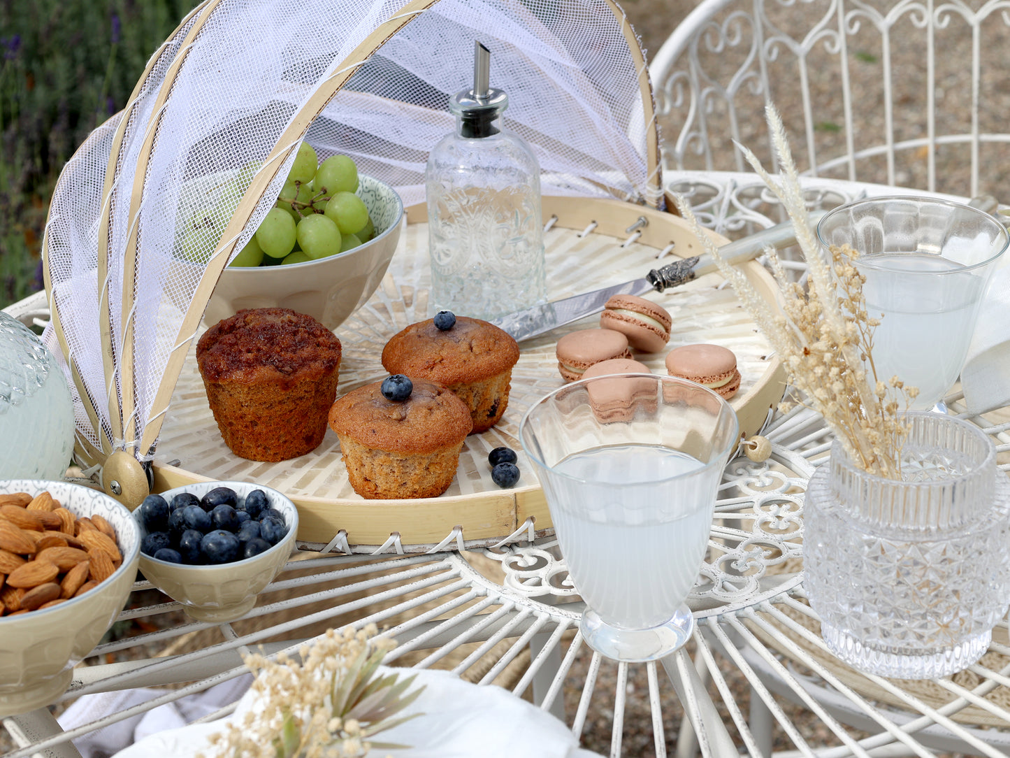 Serveringsfad med myggenet Chic Antique