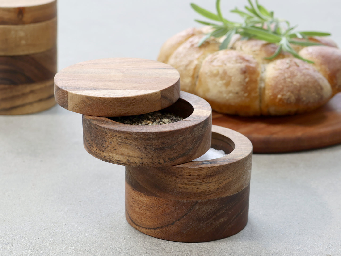 Laon Salt & peber Kar med 2 rum Chic Antique