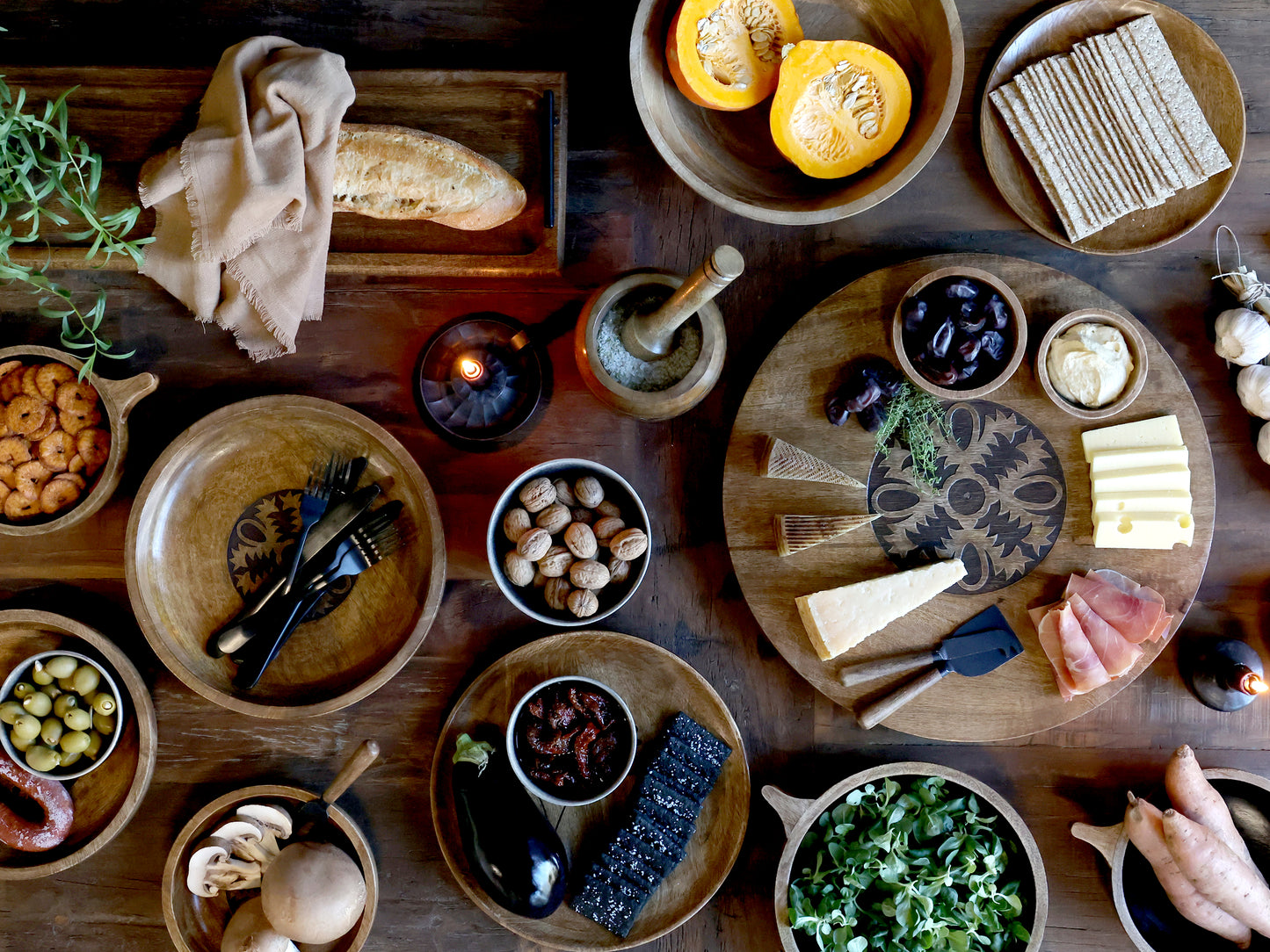 Tours Tapasfad med drejefod