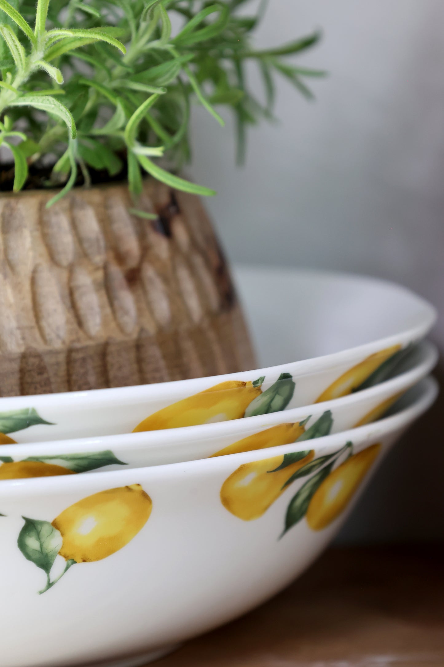 Porcelænsskål – Maison Citron | Creme | Chic Antique