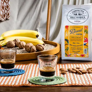 Hele kaffebønner Brasil Santos 250 gram
