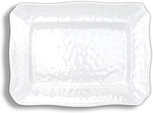 Ovalt Melamin Fad Hvid - Michel Design Works - 43x32 cm Michel design works