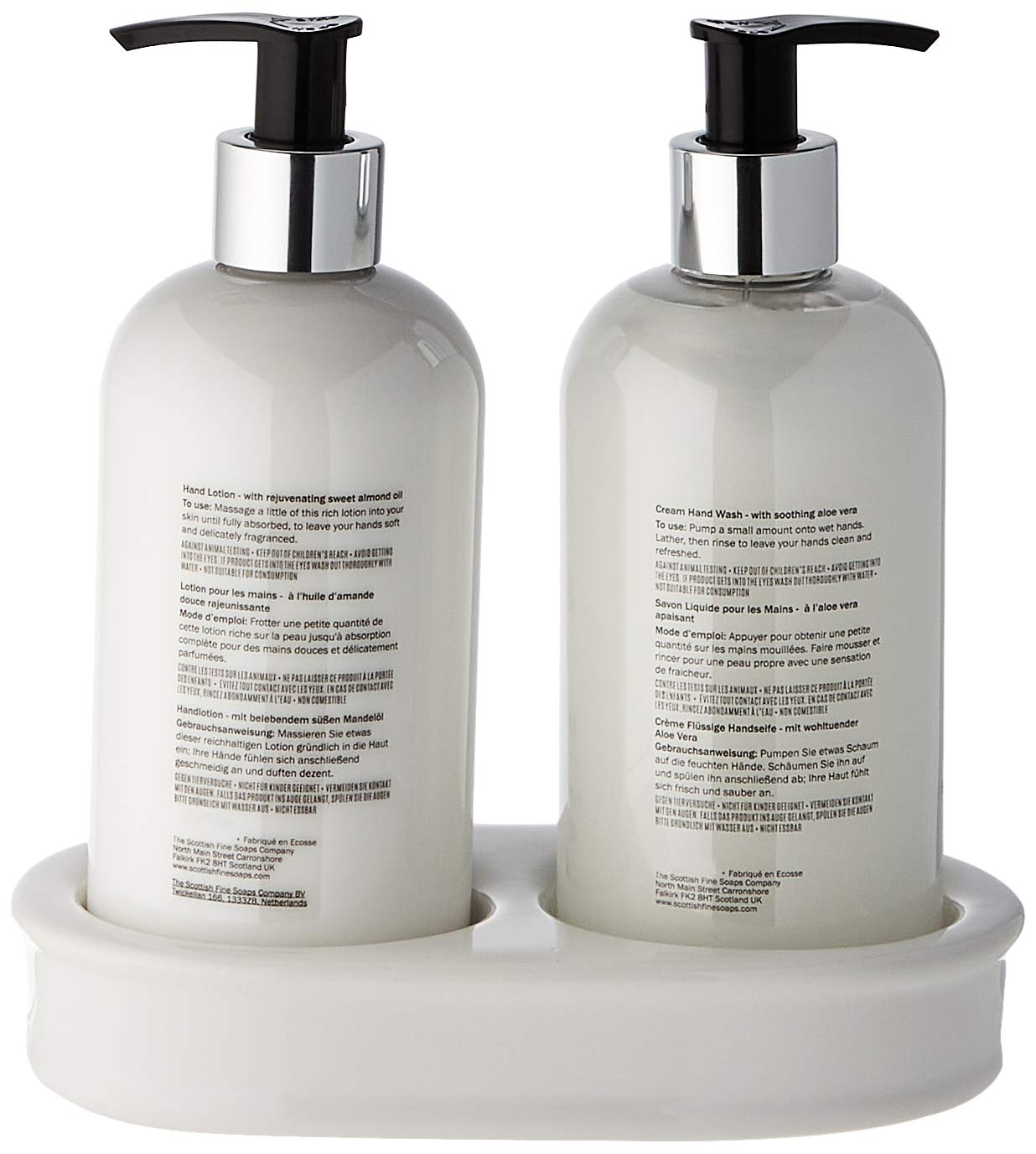 Au lait hånd vask og hånd creme sæt Scottish Fine Soap