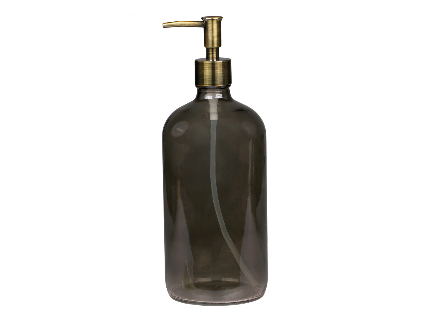 Flaske Kul farvet glas med 2 pumper 1000 ml