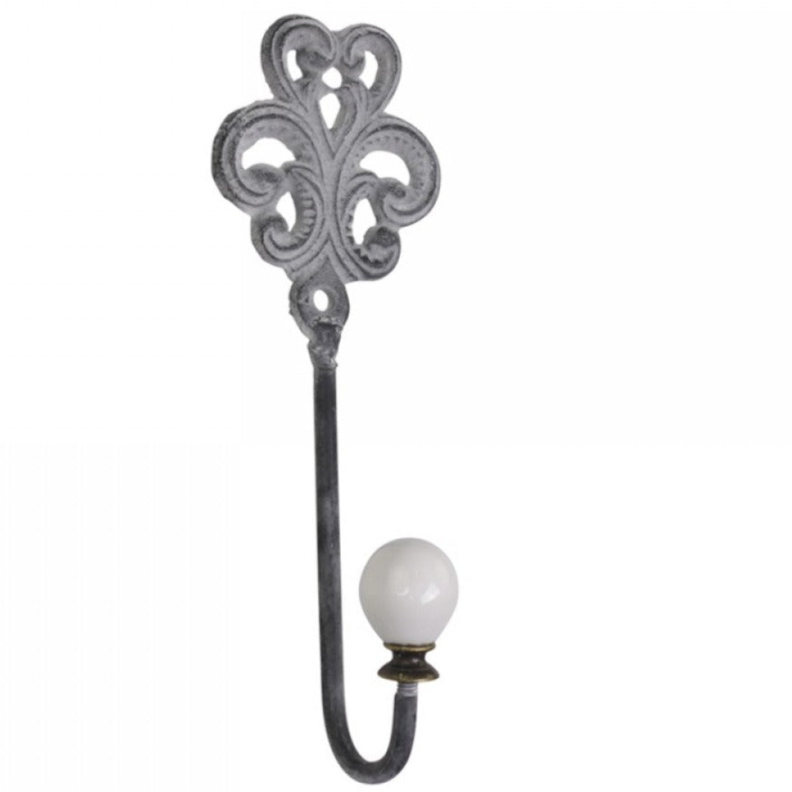 Knage m. porcelænsknob & fransk dekor Chic Antique Default Title