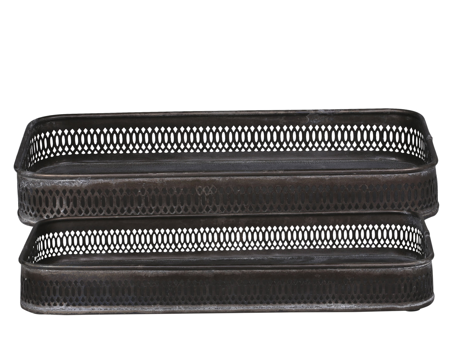 Fade med blondemønster sæt af 2 Chic Antique