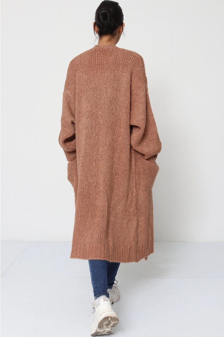 Strik Cardigan mellemlang