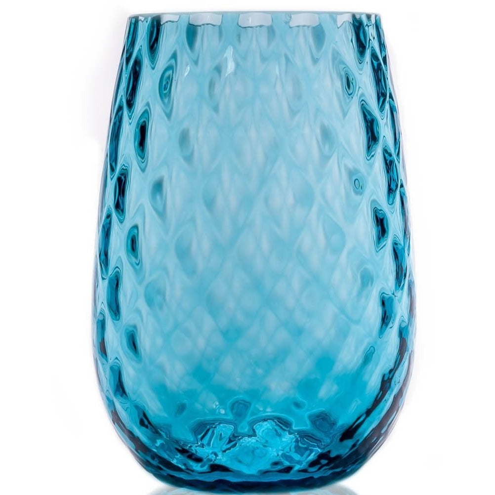 Hekla drikkeglas smokey blue Anna Von Lipa Glas Anna Von Lipa