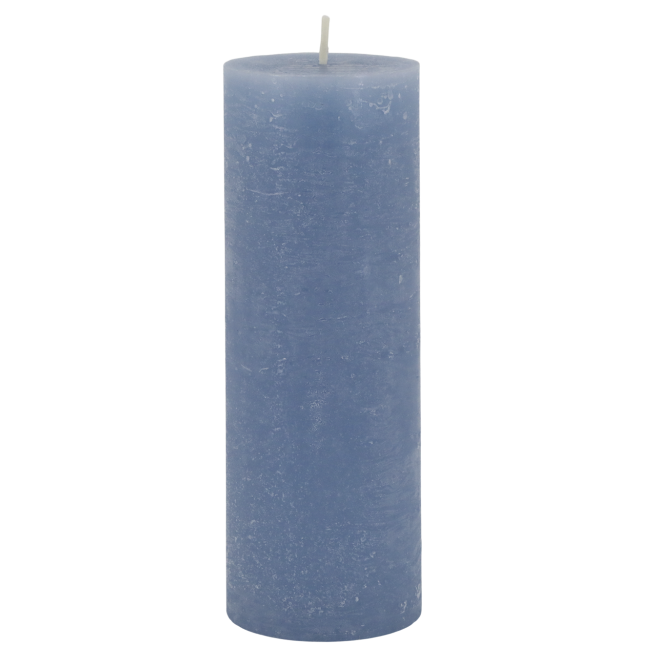 Macon Bloklys Rustik Sky Blue - Ø 7 cm H 20 cm - 80 Timer - Chic Antique Chic Antique