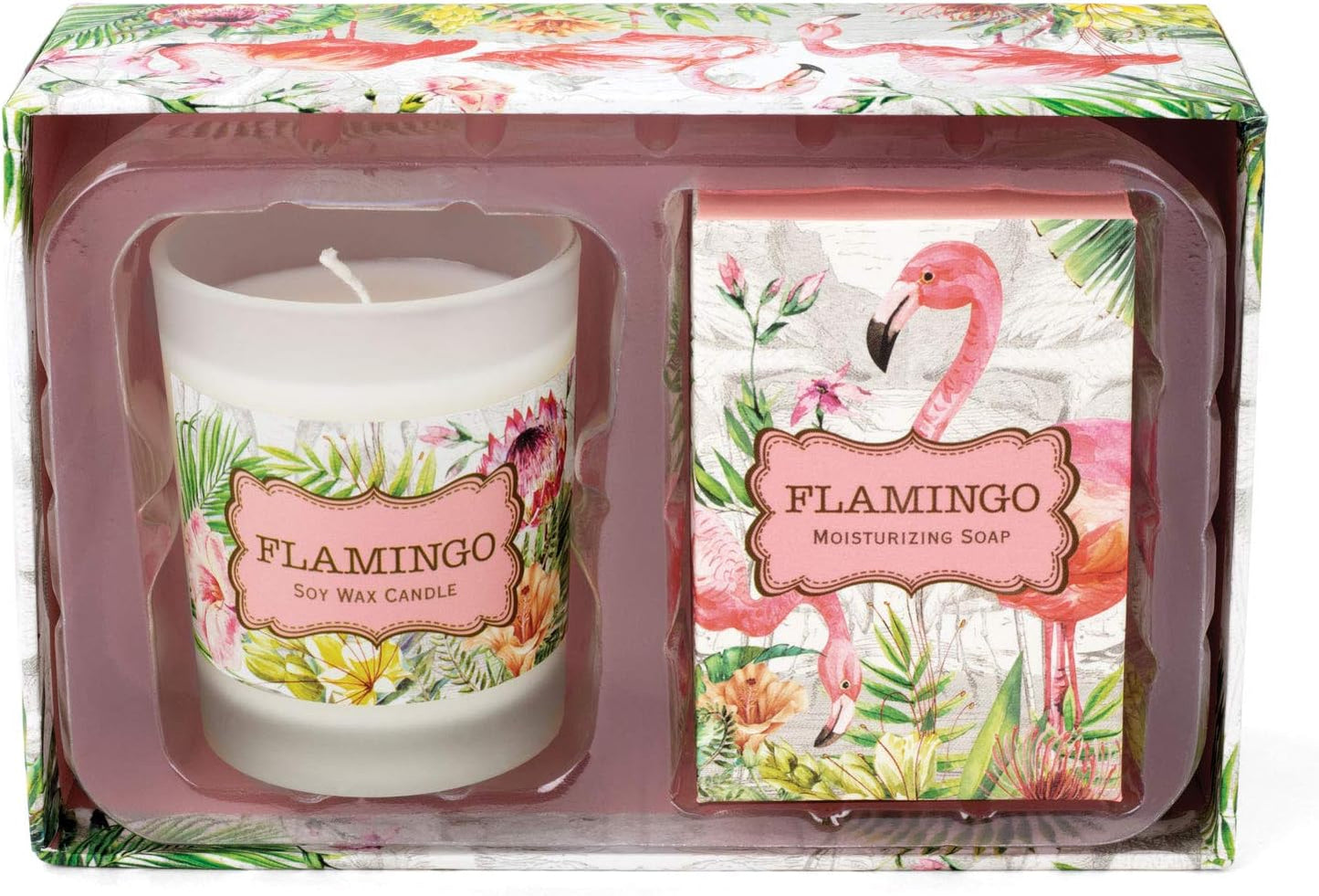 Duftlys Gaveæske Flamingo Michel design works