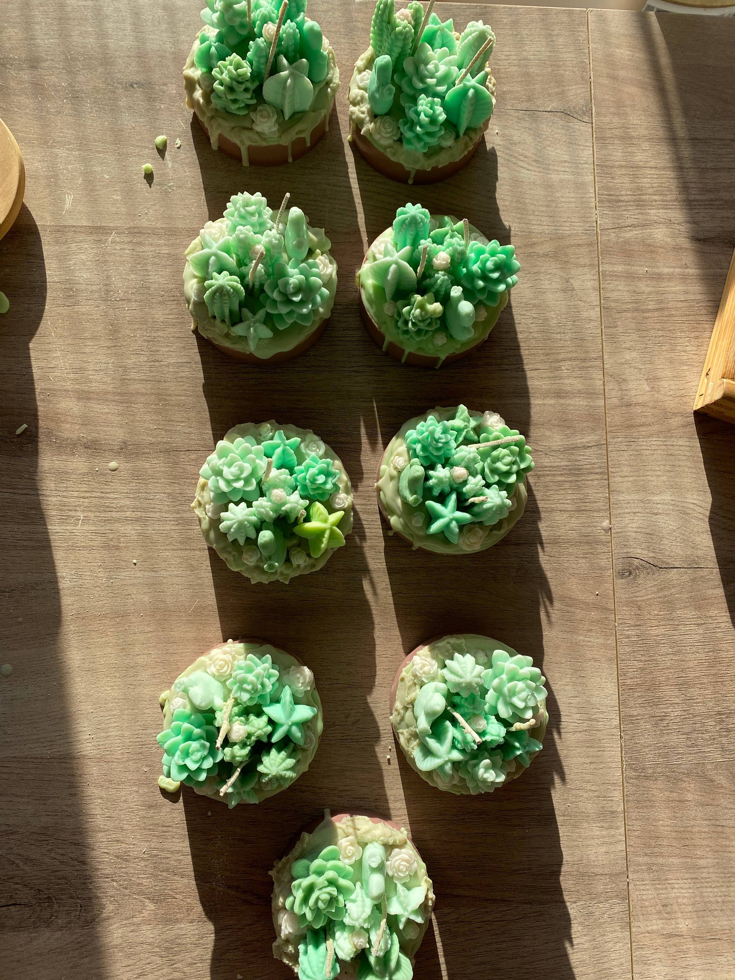 Håndlavet Kaktus Terrarium Stearinlys - Pétale de cire Pétale de cire