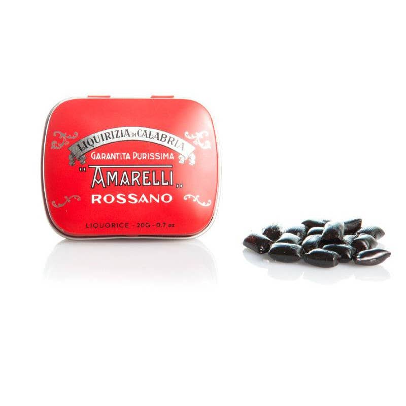 Lakridspastiller ren lakrids i metalæske 20 gram