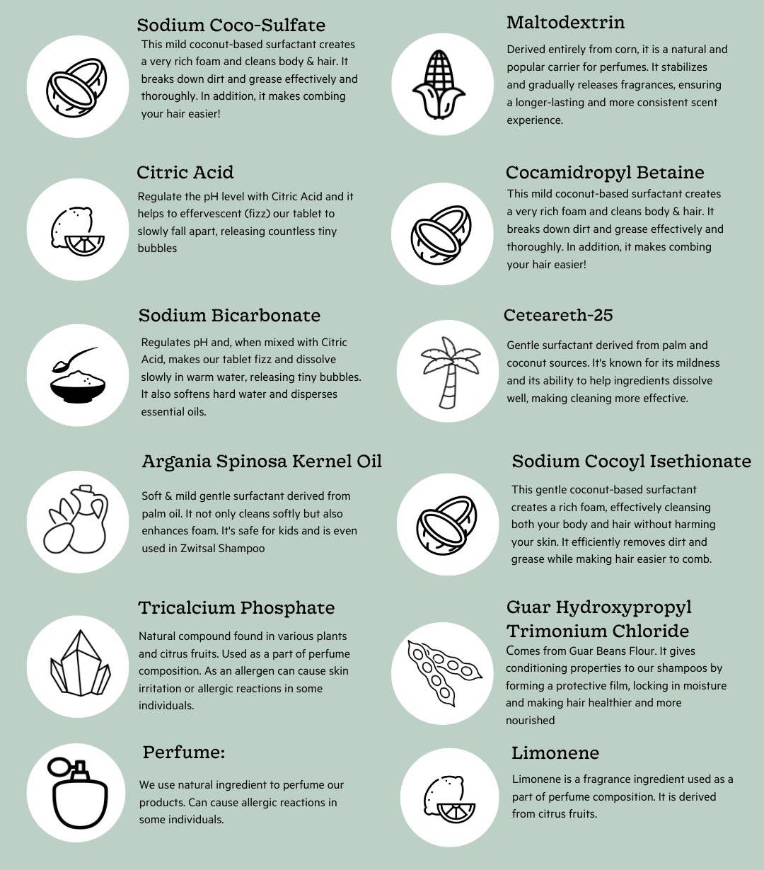 Shampoo Tabletter Refill Sæt Eukalyptus & Vanille - 4 stk The Green Lab Co.