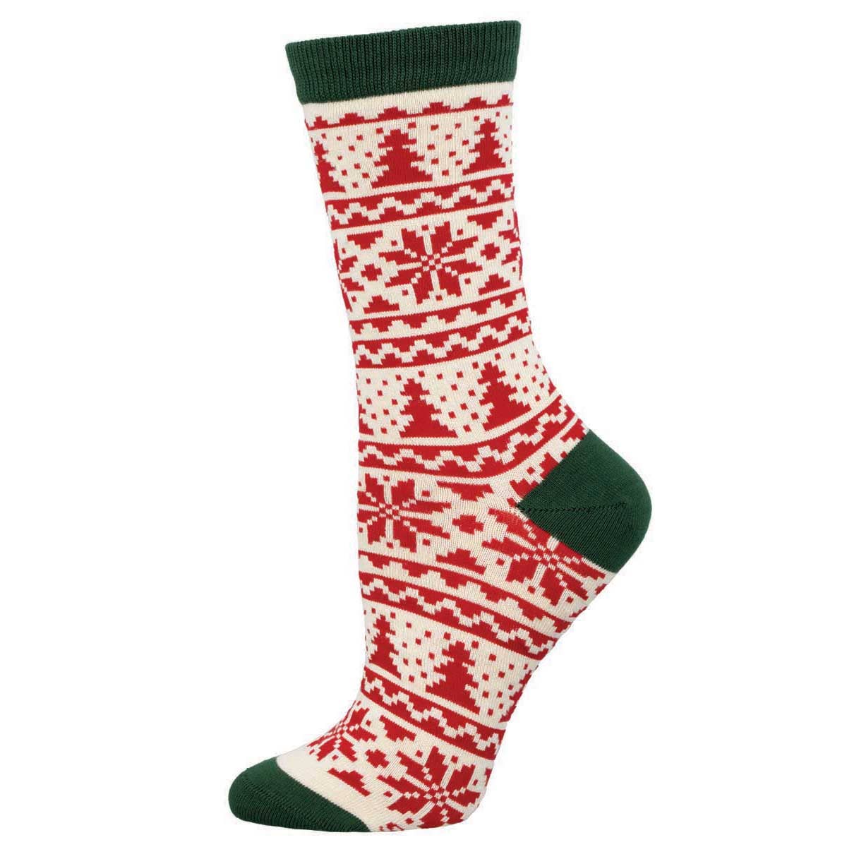 Julesokker Fair Isle – hvid – str. 36/40 | Socksmith Strømper Socksmith Europe