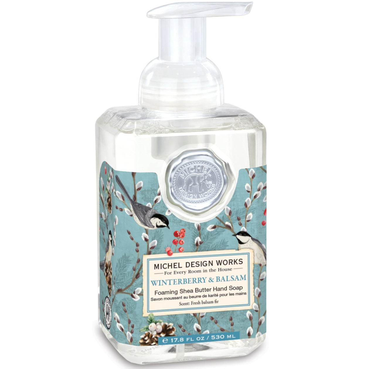 Skum håndsæbe Winterberry & balsam Michel design works 530 ml