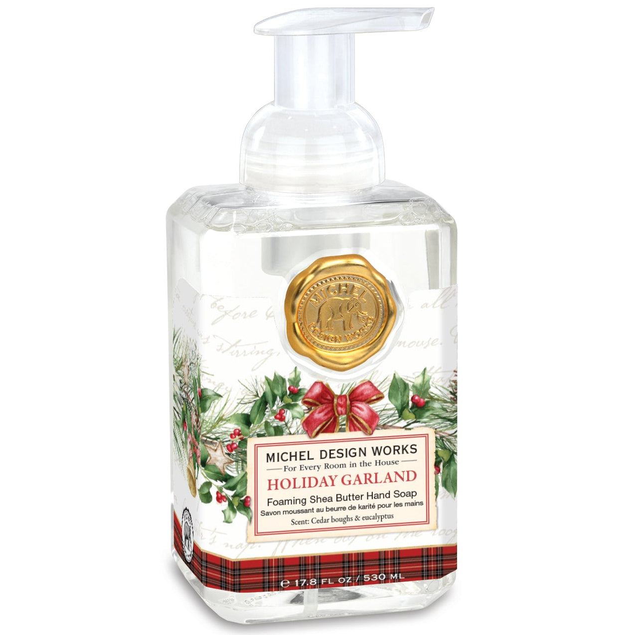 Skum håndsæbe Holiday Garland Michel design works 530 ml