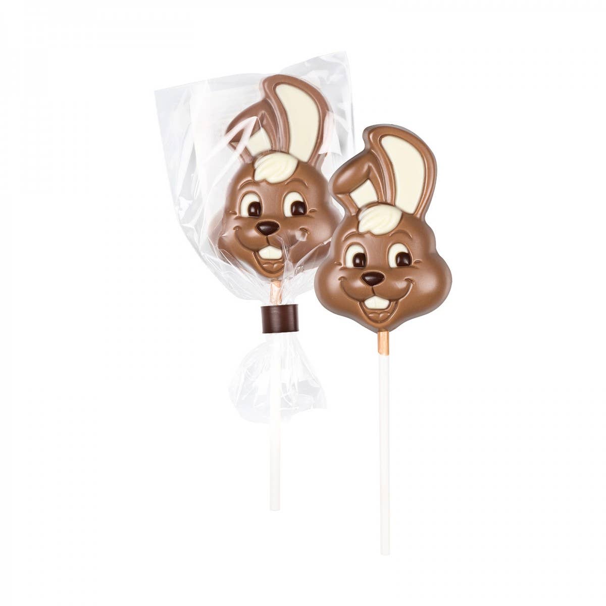 Kanin slikkepind af chokolade