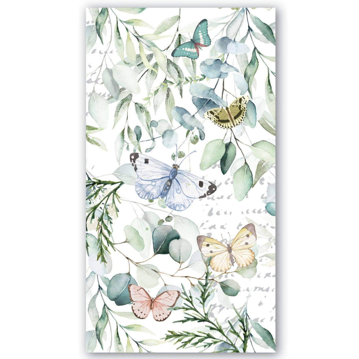 Buffet servietter Butterfly fields Michel Design Works