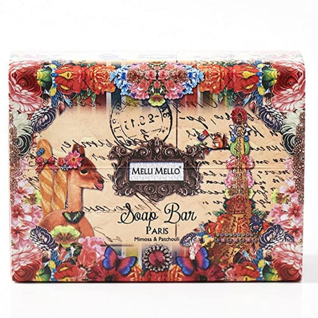 Sæbebar Paris - mimose og patchouli 200 gram