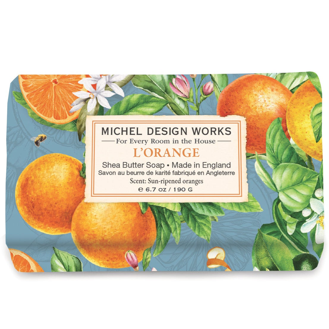 Hånd & badesæbe L'Orange 190g - Sheasmør - Michel Design Works Hånd & badesæbe Michel Design Works