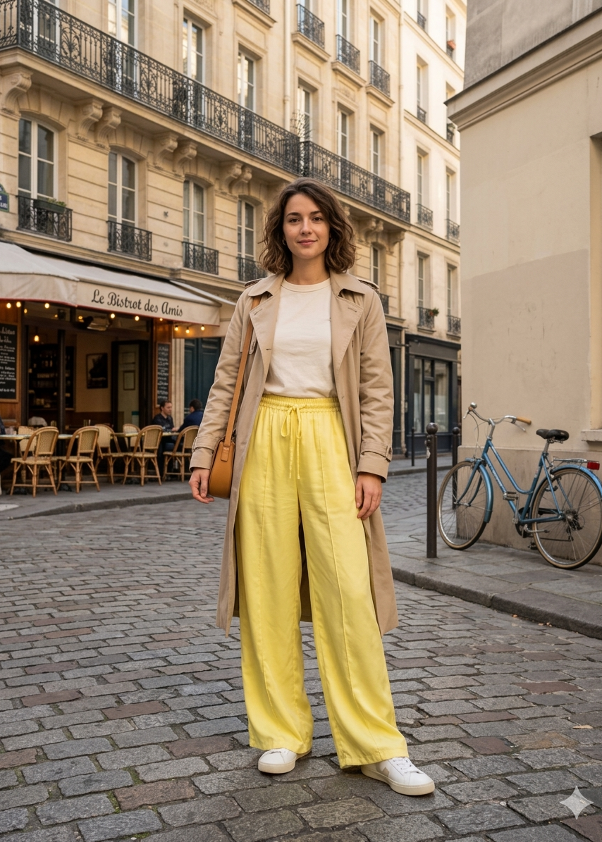 Vide bukser i ribbet Tencel – LINEN & COTTON HOUSE LINEN & COTTON HOUSE