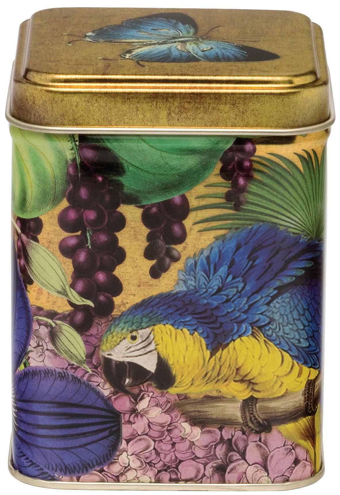 Te beholder i metal med madame Molasse motiv Maison Royal Garden