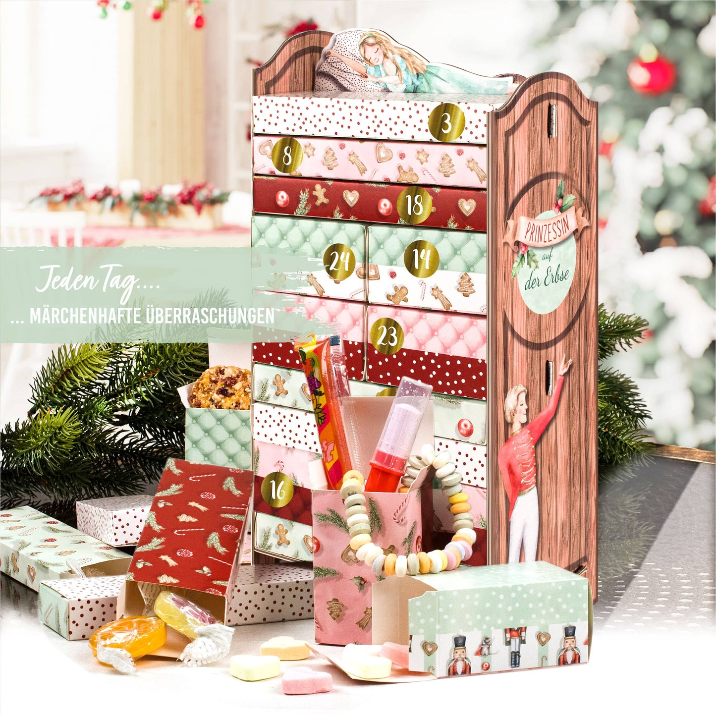 Prinsessen på ærten Pakkekalender - DIY Sæt