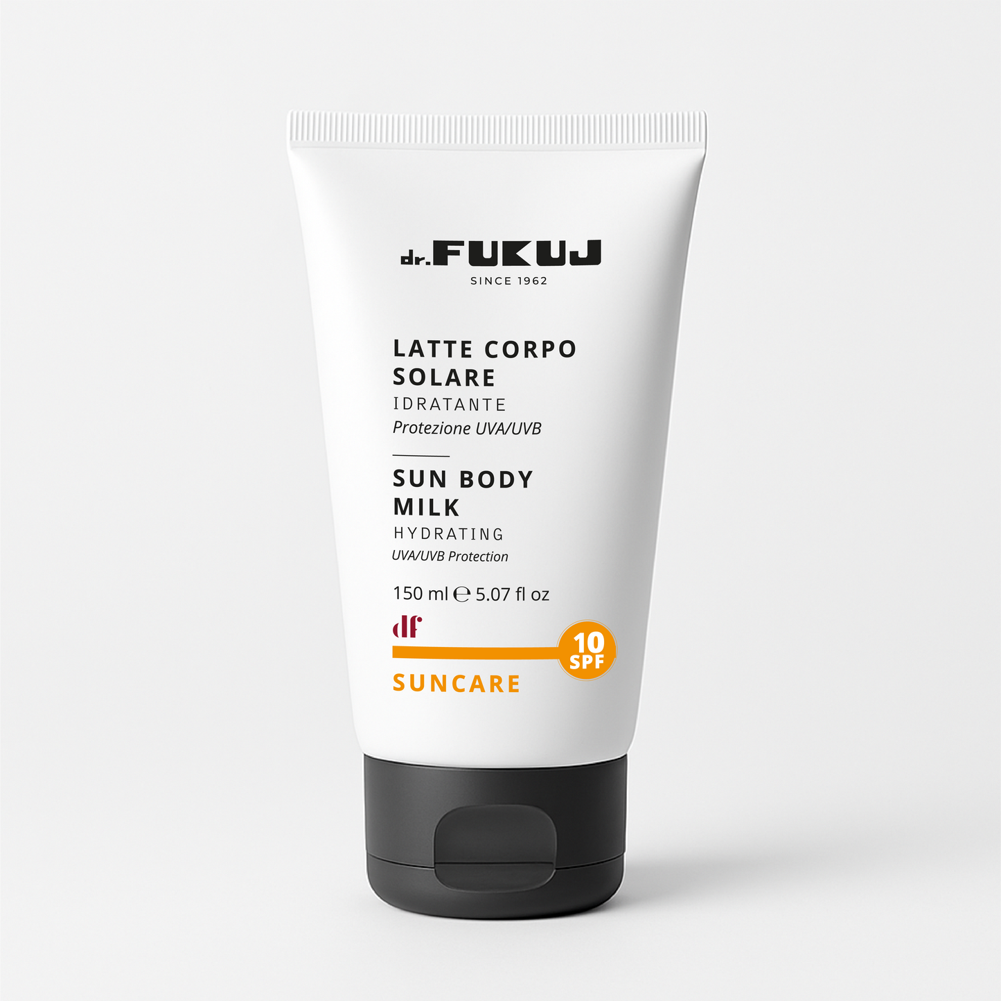 Solmælk SPF 10 til ansigt & krop – 150 ml | Dr. Fukuj Solbeskyttelse Dr. Fukuj