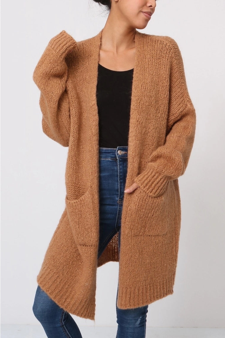 Strik Cardigan mellemlang