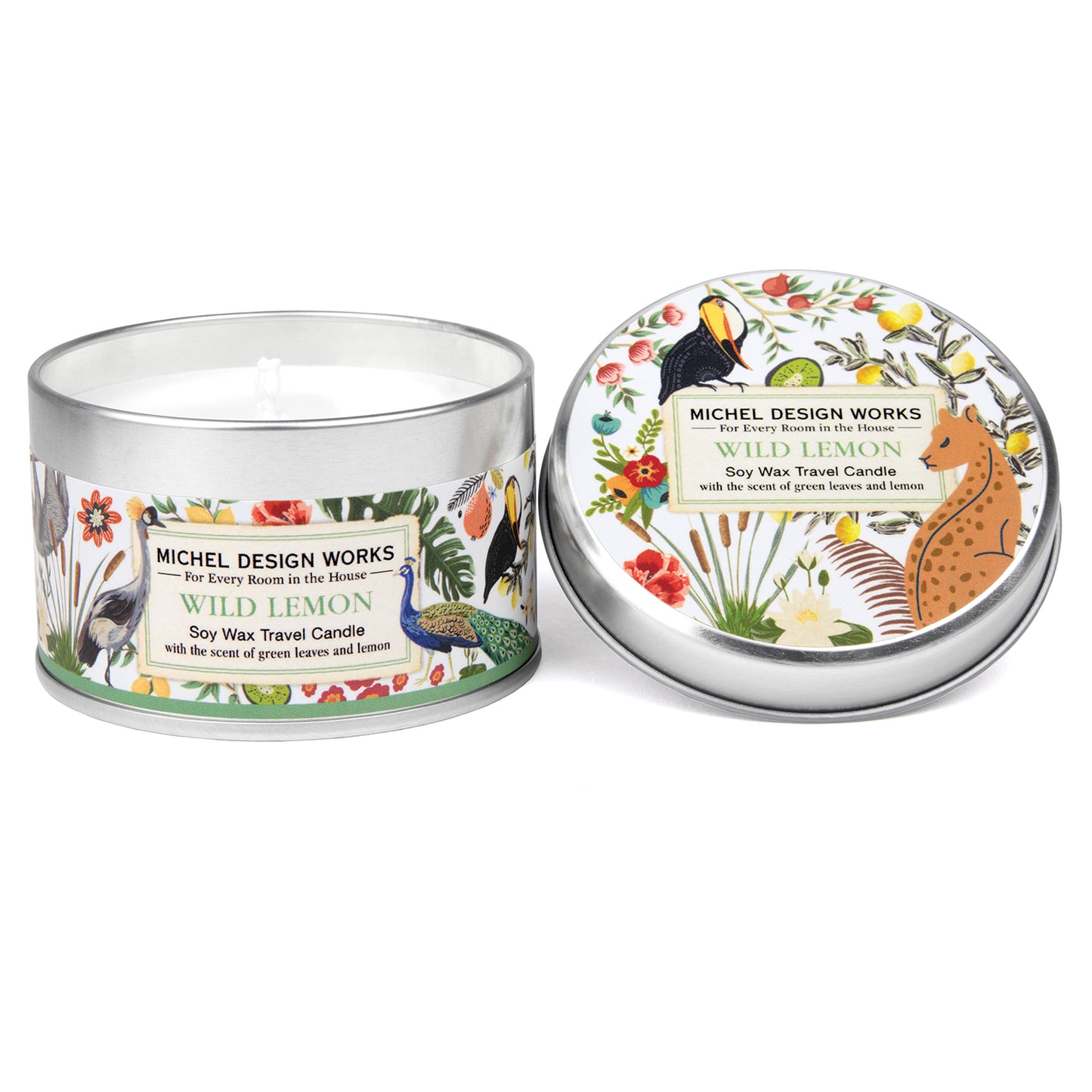 Rejselys Wild Lemon – Michel Design Works duftlys Michel Design Works