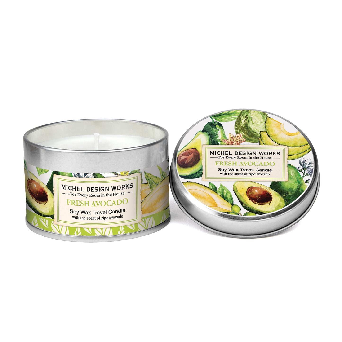 Rejselys Fresh Avocado – Michel Design Works duftlys Michel Design Works