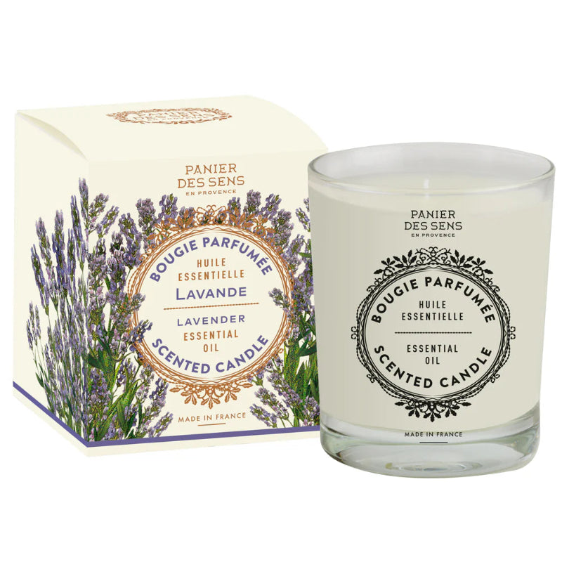 Duftlys lavendel æterisk olie 180g duftlys Panier des Sens
