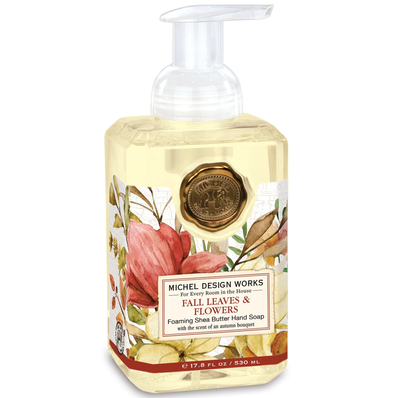Skum håndsæbe Fall leaves & Flowers Michel Design Works 530 ml