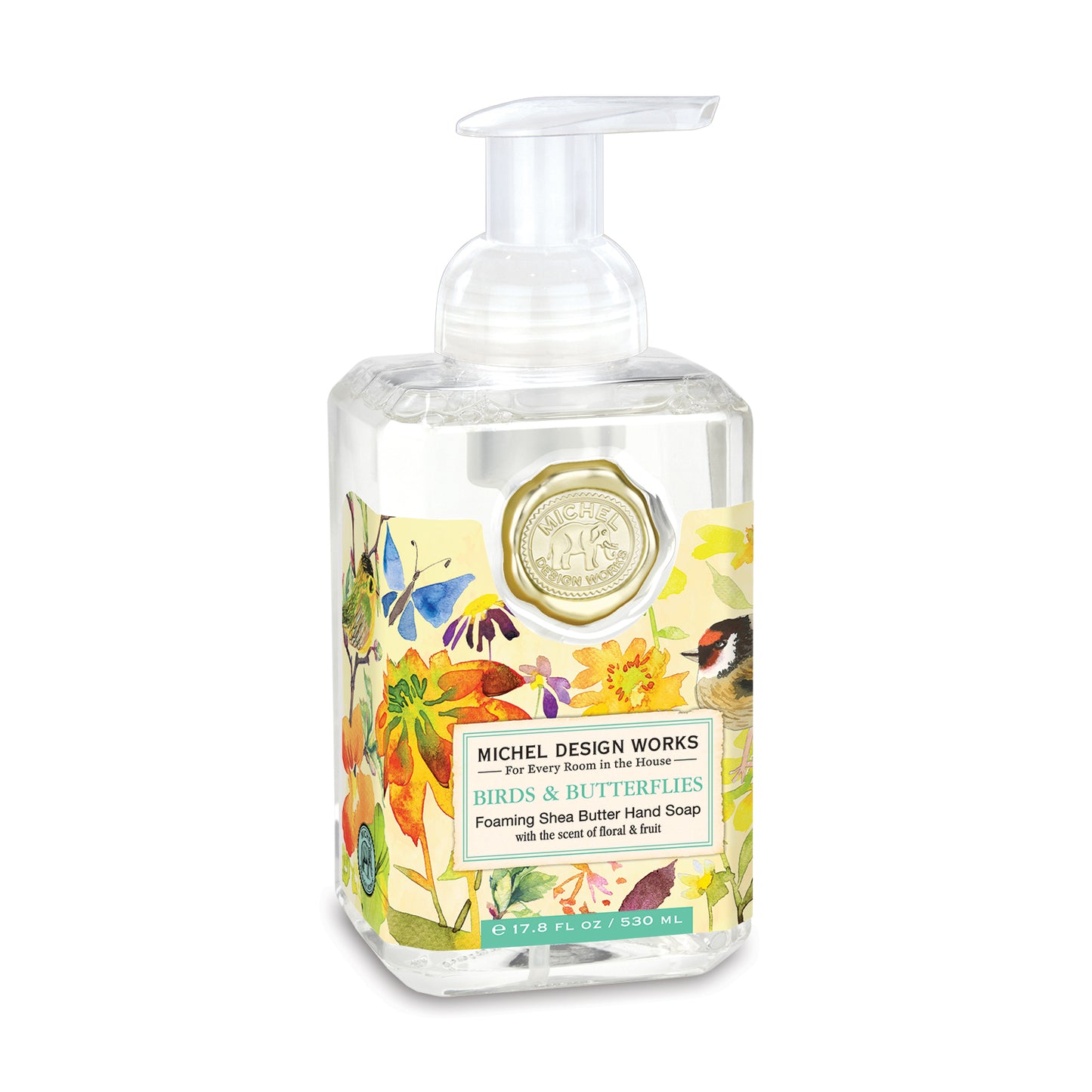 Skum håndsæbe Birds & butterflies Michel Design Works 530 ml
