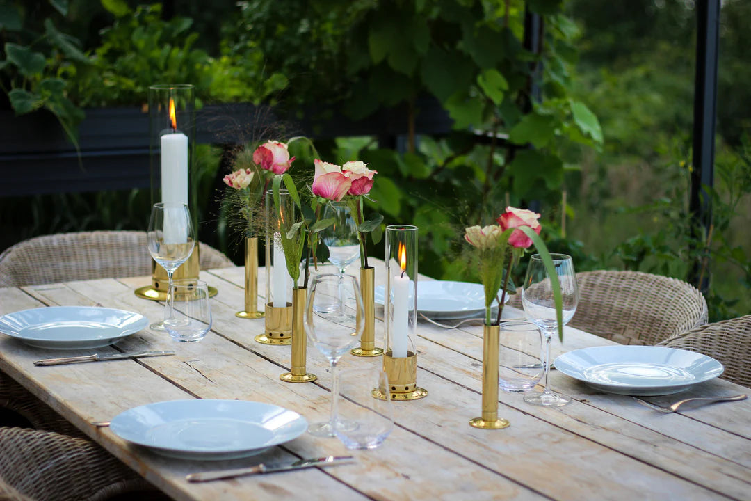 Kattvik vase i messing Kattvik