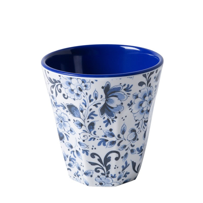 Krus med blomster i melamin