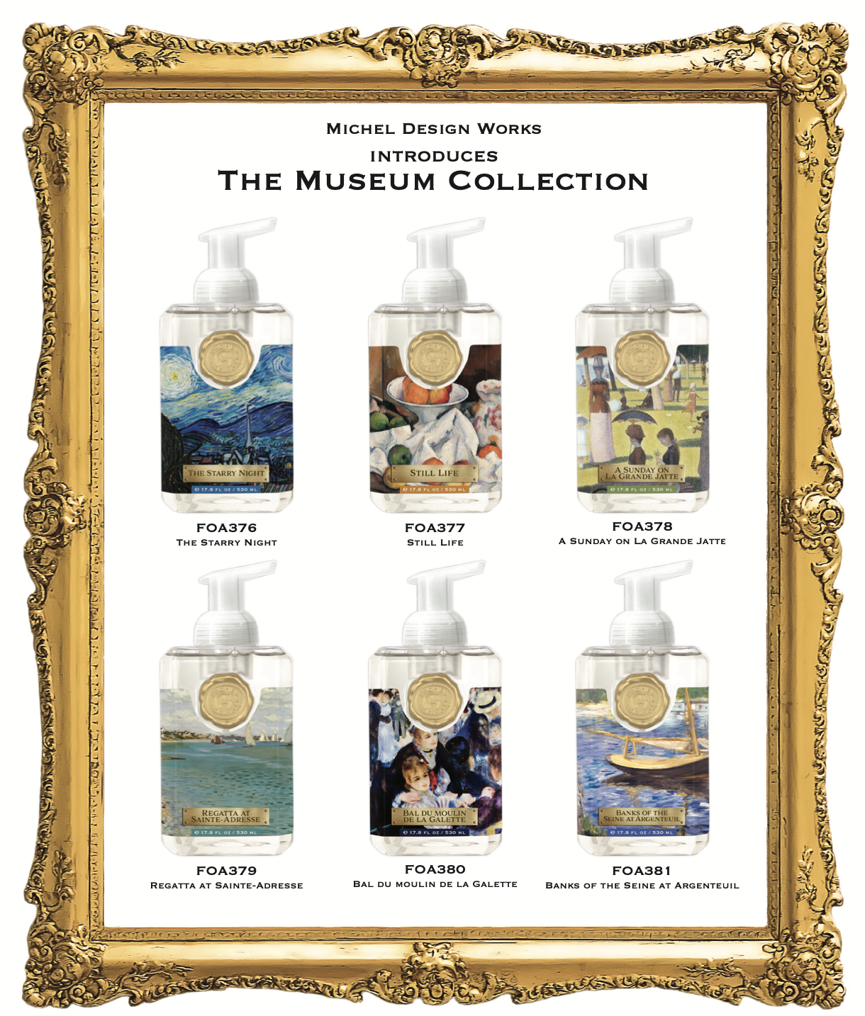 Skum håndsæbe Museum Vincent van Gogh Michel Design Works