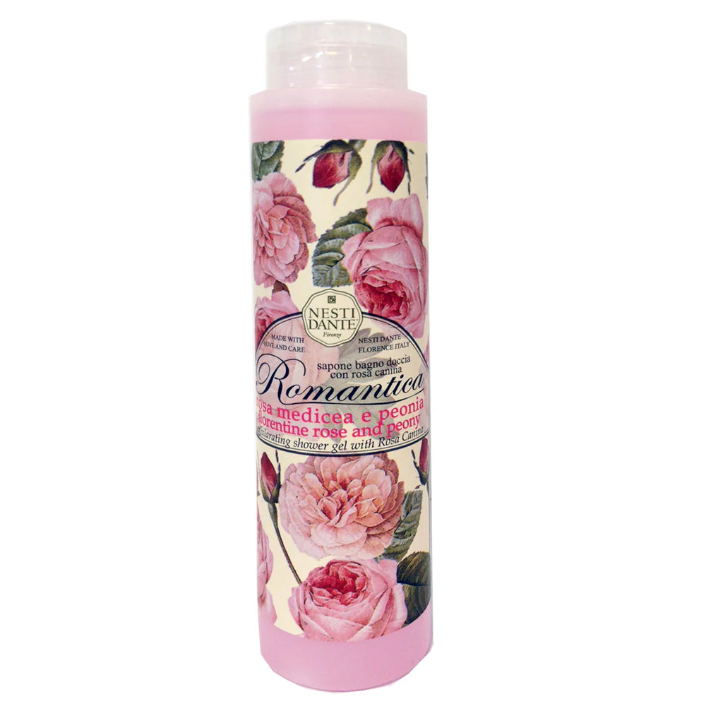 Nesti Dante Shower Gel Rose & Pæon 300ml - Naturlig & Vegansk Nesti Dante