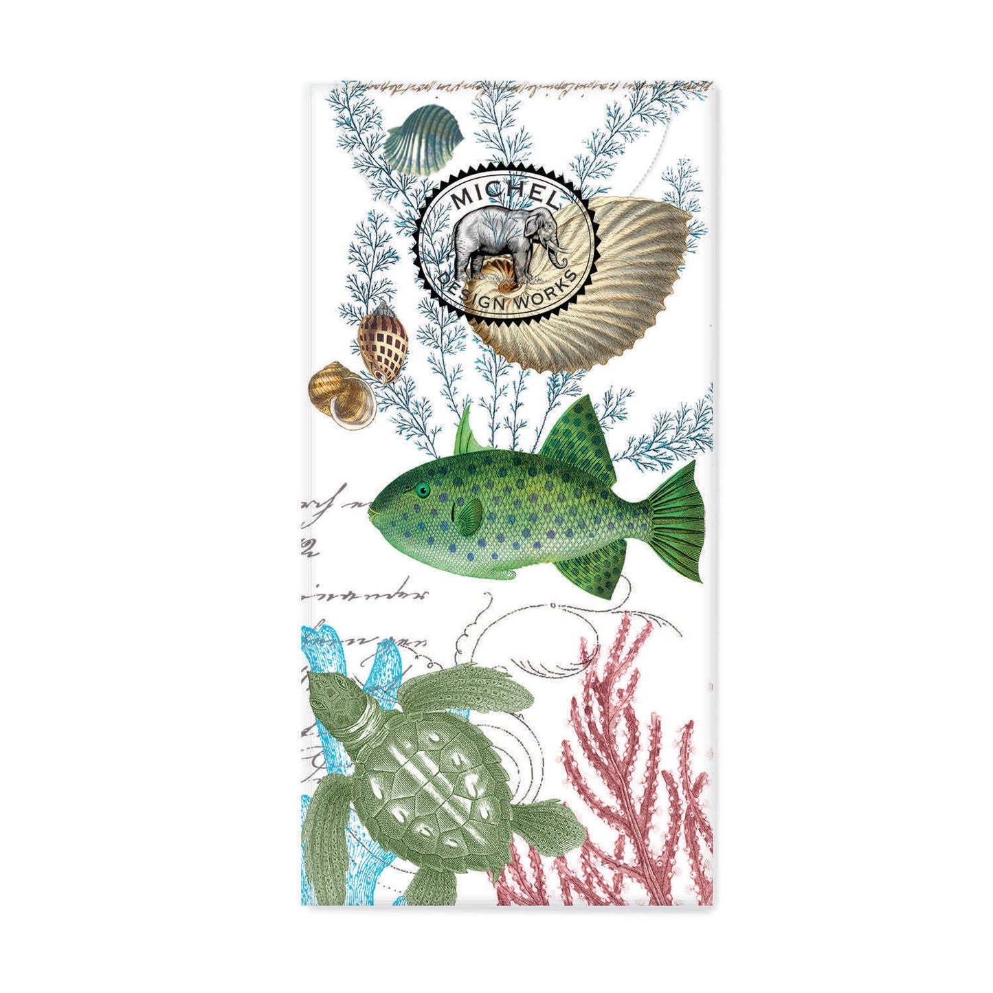 Lommetørklæder sea life Michel design works Michel design works