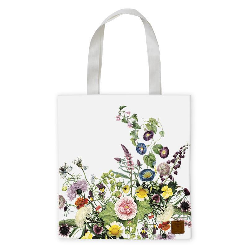 Bomuldstaske økologisk Flower garden Jim lyngvild