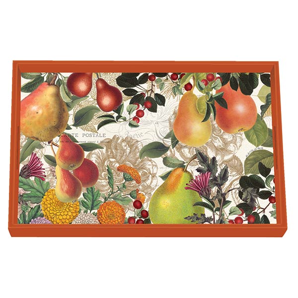 Træbakke lille Golden pear 32 cm x 20,3 cm x 3,8 cm Michel Design Works
