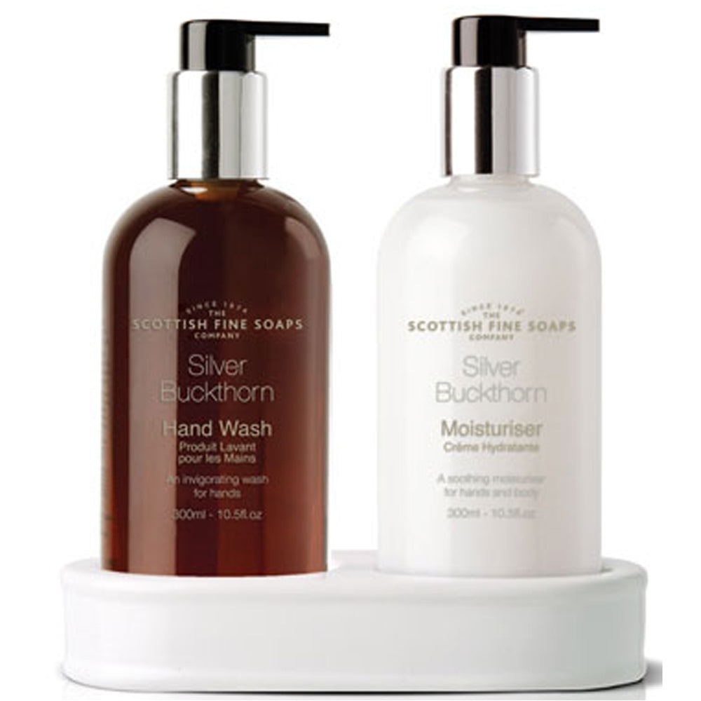 Sæbe/lotion sæt Silver Buckthorn - THE SCOTTISH FINE SOAPS COMPANY