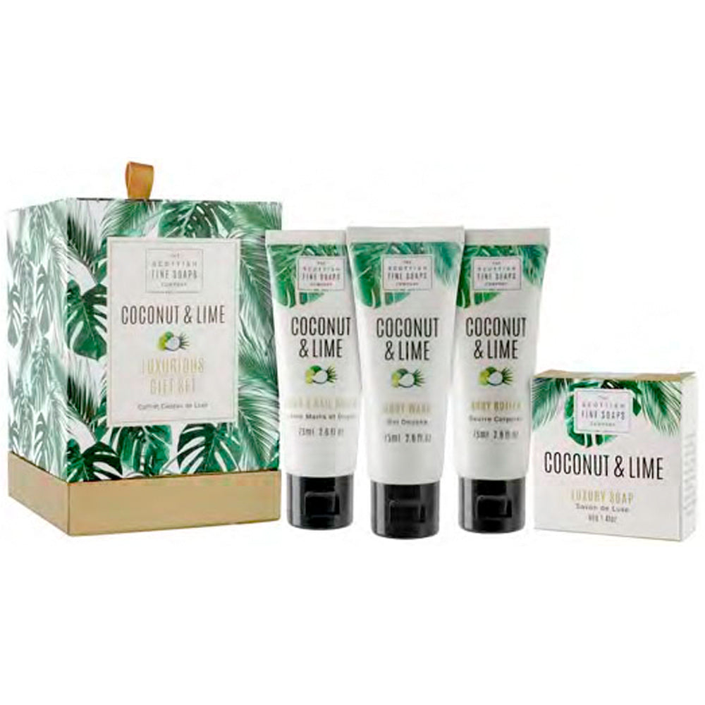Coconut & Lime Gavesæt - Luksus Kropspleje fra Scottish Fine Soaps The scottish soaps company Default Title