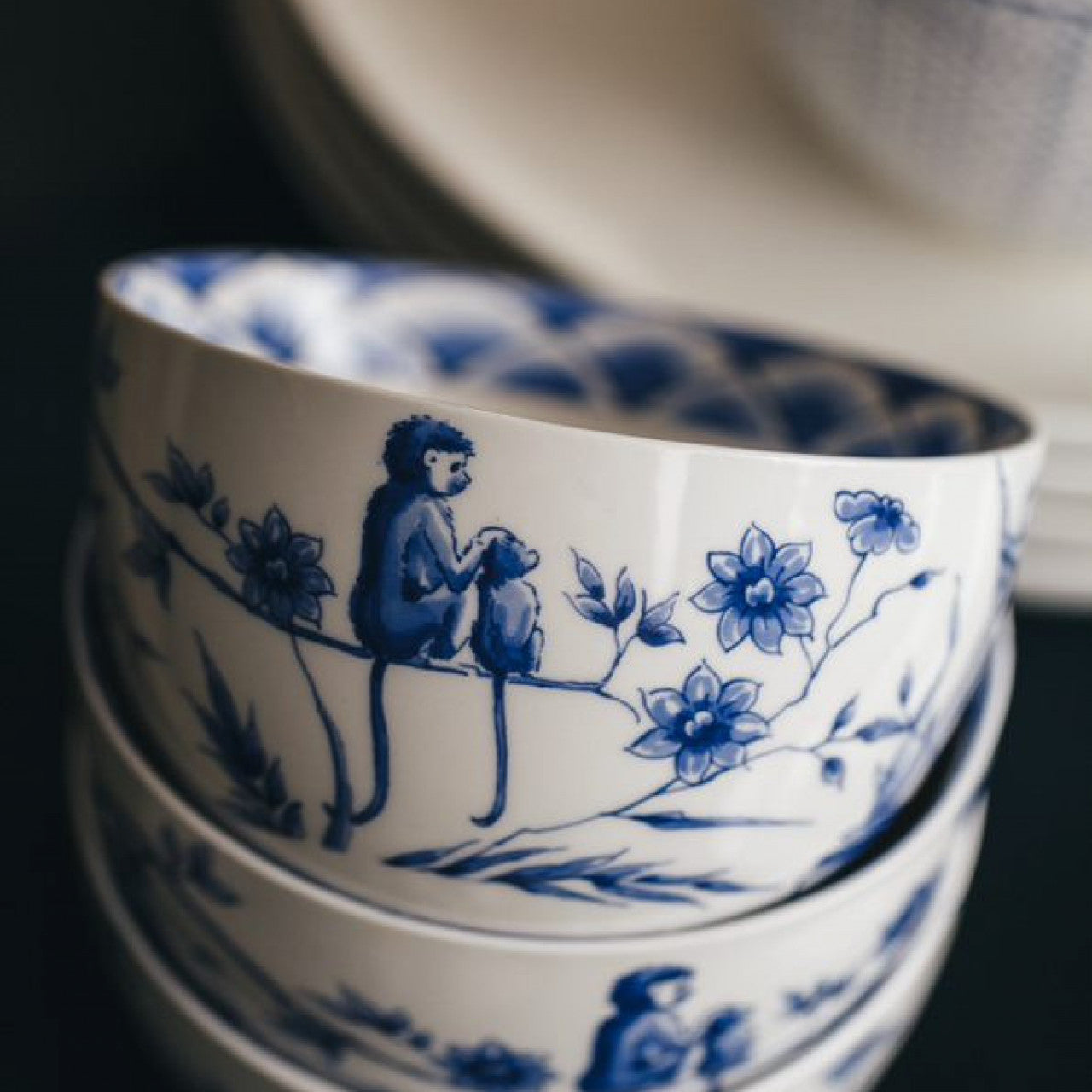 Yoghurtskål Aber Blå Blomster - Heinen Delfts Blauw Heinen Delfts Blauw